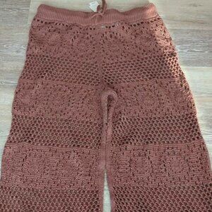Aerie Crochet Pant size large regular new